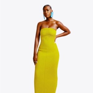 Hanifa Roxi Knit Tube Dress Small